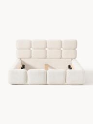 Upholstered Teddy Bouclé Bed Tayla - thumbnail 7