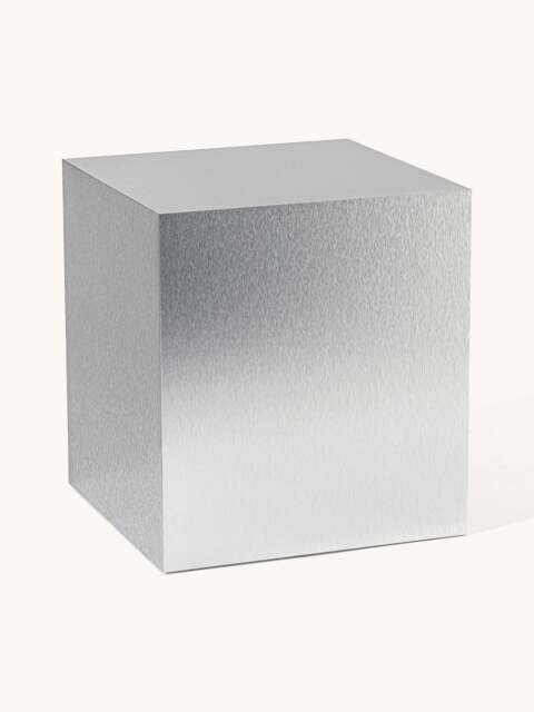 Metal Effect Side Table Lesley - image 1