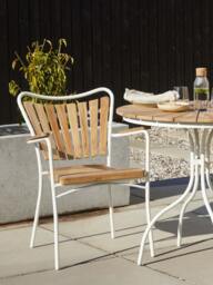 Teak Wood Garden Chairs Ellen, Set of 2 - thumbnail 2