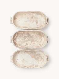 Marble Decorative Bowl Fossil, W 46 cm - thumbnail 6