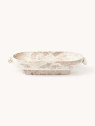 Marble Decorative Bowl Fossil, W 46 cm - thumbnail 2