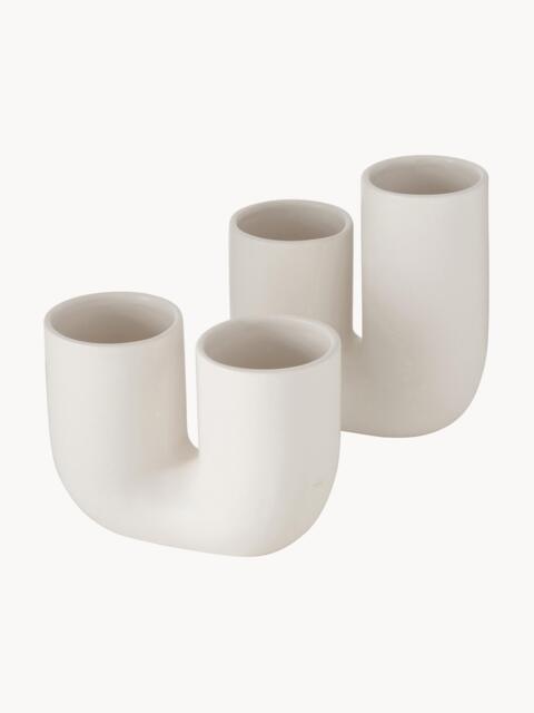 Handmade Stoneware Design Vases Filicio, Set of 2