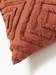 Cotton Percale Duvet Cover Phil with Tufted Design - thumbnail 6