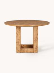 Round Wooden Dining Table Edward, in various sizes - thumbnail 2