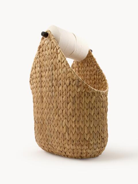 Handwoven Storage Basket Pape with Toilet Roll Holder - image 1