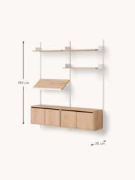 Large Wall-Mounted Shelf Living with Cabinets - thumbnail 2
