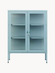 Metal Display Cabinet The Mixer with Ribbed Glass - thumbnail 4