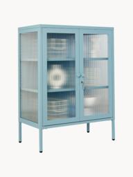 Metal Display Cabinet The Mixer with Ribbed Glass - thumbnail 3