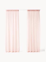 Light-Filtering Curtains Ibiza with Hidden Tab Top, Set of 2, W 135 cm - thumbnail 3