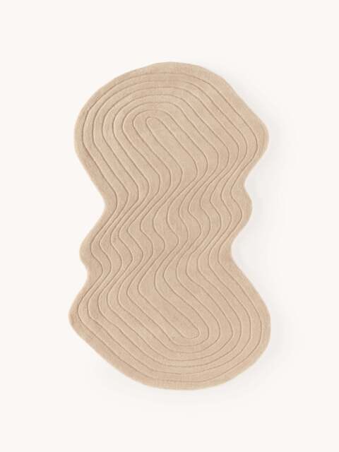 Organic-Shaped Hand-Tufted Wool Rug Aliza - image 1