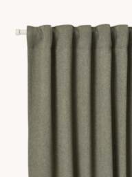 Opaque Multi-Band Curtains Joan, Set of 2, W 140 cm - thumbnail 1