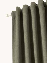 Opaque Multi-Band Curtains Joan, Set of 2, W 140 cm - thumbnail 3