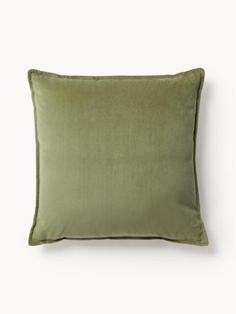 Large Corduroy Sofa Cushion Lennon, 60 x 60 cm - image 1