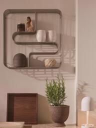Metal Wall-Mounted Shelf Curva - thumbnail 2