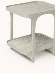 Travertine Effect Side Table Bella - thumbnail 5