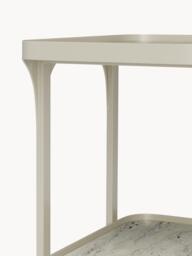 Travertine Effect Side Table Bella - thumbnail 6