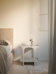 Travertine Effect Side Table Bella - thumbnail 8