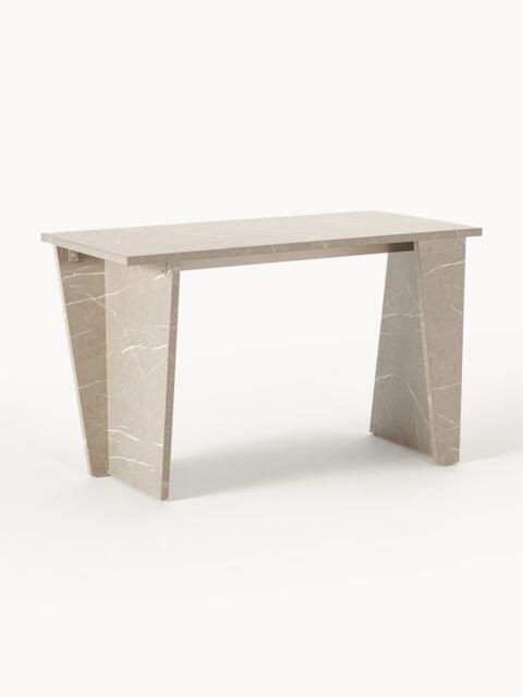 Travertine Effect Desk Liam - image 1