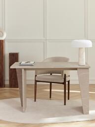 Travertine Effect Desk Liam - thumbnail 2