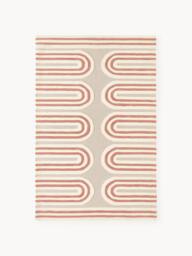 High-Low Wool Rug Arne, Hand-Tufted