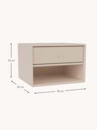 Wall-Mounted Bedside Table Dash with Drawer - thumbnail 2