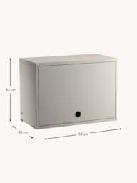 Cabinet String System with Flip Door, W 58 x D 30 cm - thumbnail 2