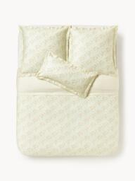 Cotton Sateen Duvet Cover Leticia with Floral Print - thumbnail 2