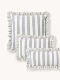 Ruffled Linen-Cotton Pillowcase Posie - thumbnail 1