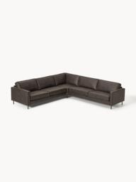 XL Leather Corner Sofa Hunter - thumbnail 1