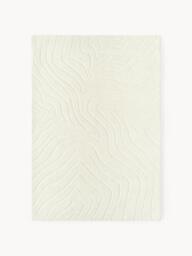 High-Low Wool Rug Aaron, Hand-Tufted