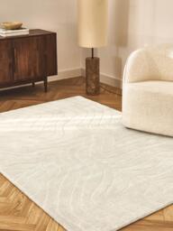 High-Low Wool Rug Aaron, Hand-Tufted - thumbnail 6