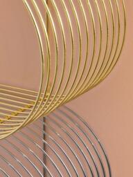 Metal Wall Shelf Curva, W 61 cm - thumbnail 3