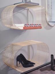 Metal Wall Shelf Curva, W 61 cm - thumbnail 2