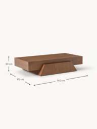 Wooden Coffee Table Harley, W 140 cm - thumbnail 5