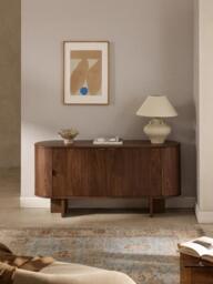 Wooden Sideboard Zumi with Rounded Corners - thumbnail 3