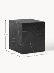 Marble Effect Side Table Lesley - thumbnail 6