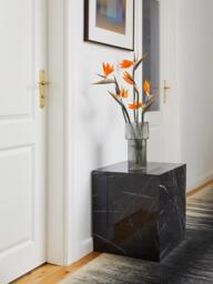 Marble Effect Side Table Lesley - thumbnail 2