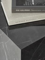 Marble Effect Side Table Lesley - thumbnail 3