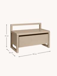 Kids Wooden Bench Little Architect with Storage - thumbnail 5