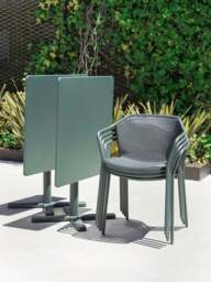 Folding Garden Table Darwin, 70 x 70 cm - thumbnail 2