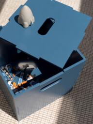 Kids Wooden Storage Box Cube - thumbnail 2