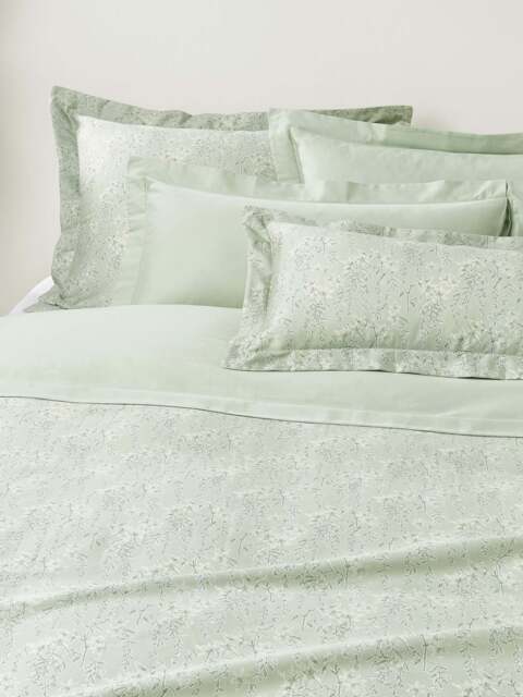 Cotton Sateen Duvet Cover Leticia with Floral Print - image 1