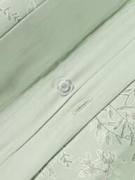 Cotton Sateen Duvet Cover Leticia with Floral Print - thumbnail 3