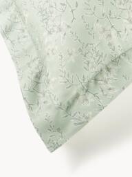 Cotton Sateen Duvet Cover Leticia with Floral Print - thumbnail 6