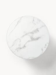 Round Coffee Table Antigua with Marble Effect Glass Top - thumbnail 4