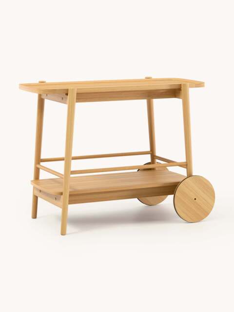 Wooden Drinks Trolley Libby - image 1