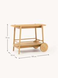 Wooden Drinks Trolley Libby - thumbnail 7
