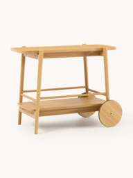 Wooden Drinks Trolley Libby - thumbnail 1