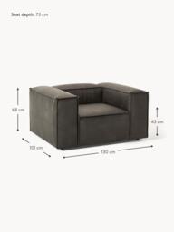 Leather Armchair Lennon - thumbnail 8