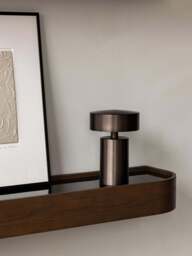 Small Portable Dimmable Table Lamp Column - thumbnail 5